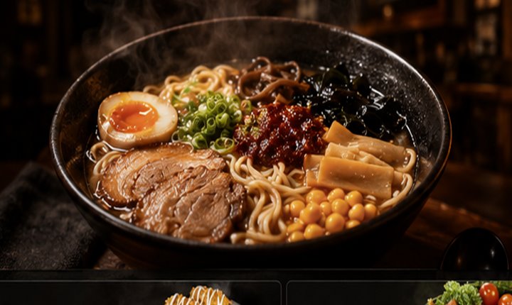 Signature ramen bowl