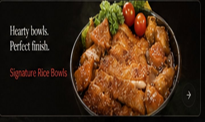 Signature rice bowl
